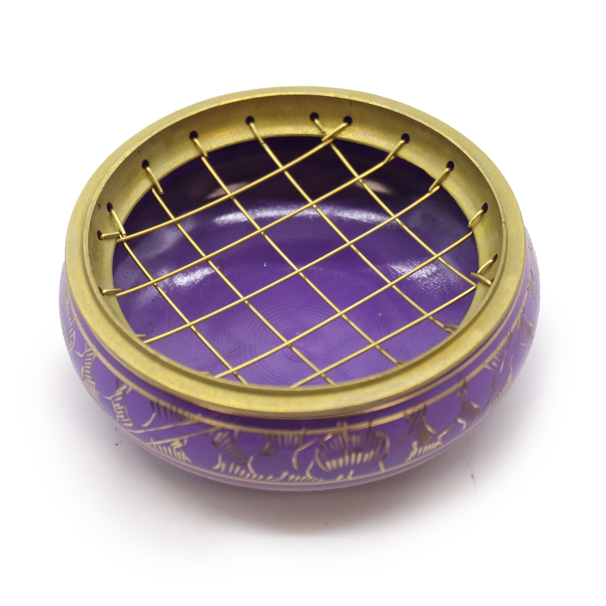 Crown Chakra Charcoal Incense Jar