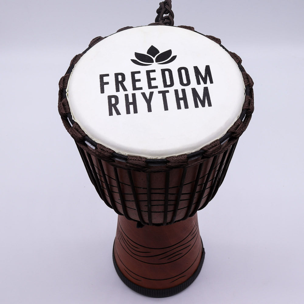 Freedom Rhythm Large Pro Djembe Drum — High