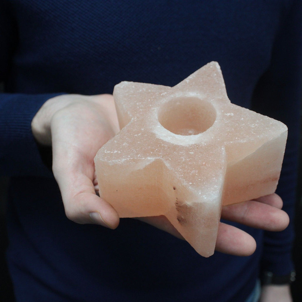 Star Salt Candle Holder