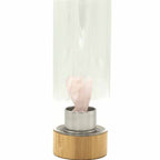 Rose Quartz Crystal Water Bottle | Angel | Rejuvenating & Love