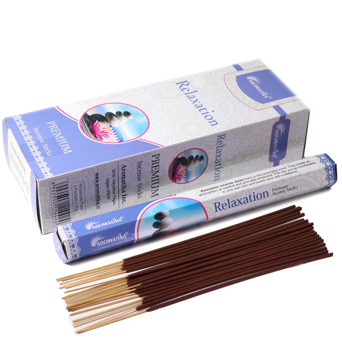 Relaxation Charcoal-Free Hex Incense Sticks - Aromatika