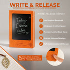 Write & Release Orange A5 LCD Notebook