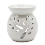 Tree Cut Out  Classic White Oil Burner