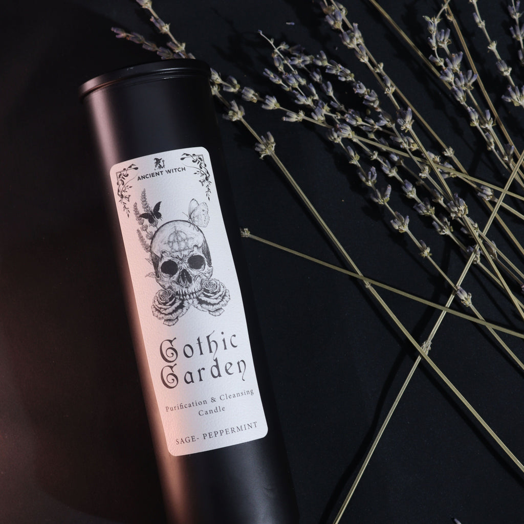 Ancient Witch Gothic Garden Ritual Candle
