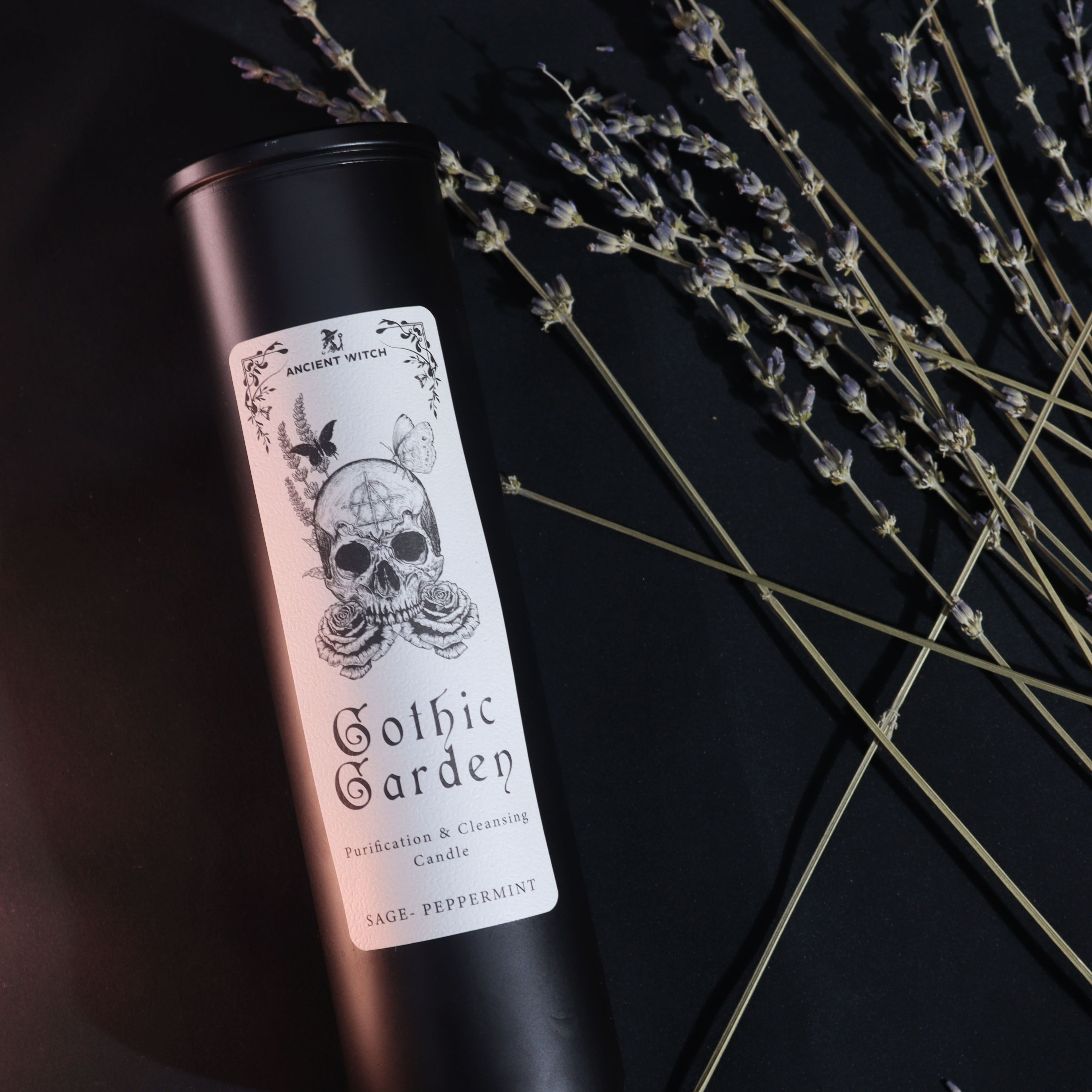 Ancient Witch Gothic Garden Ritual Candle