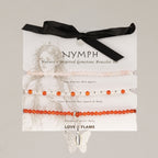Nymph Spirit Gemstone Bracelet Set - Love & Flame