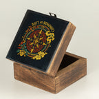 Compass of Life Small Enamelled Keepsake Box