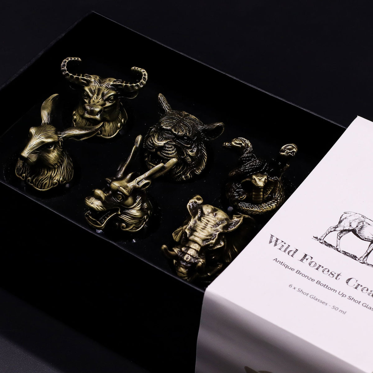 Mystical Creatures Shot Glass Gift Set - 6 x 50ml