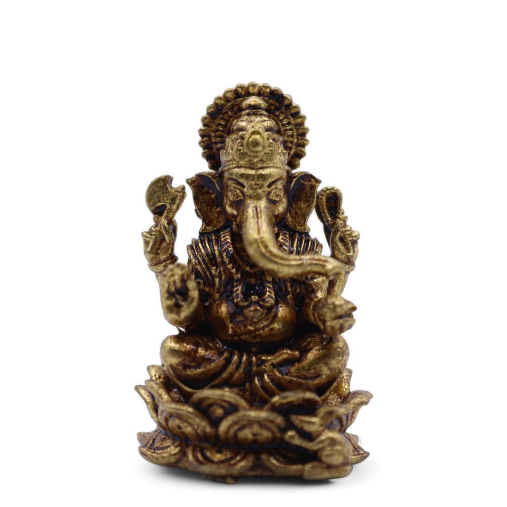Brass Miniature God Ganesha 30mm