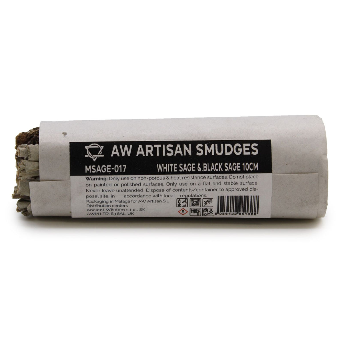 White Sage & Black Sage Smudge Stick | 10cm