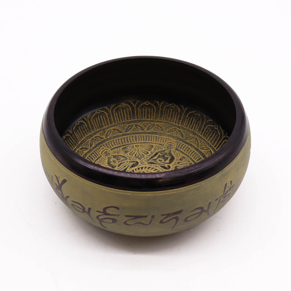 Earth Powder Singing Bowl Mantra Five Buddha