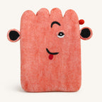Pink Cute Face Felt Laptop Pouch (up to 14")