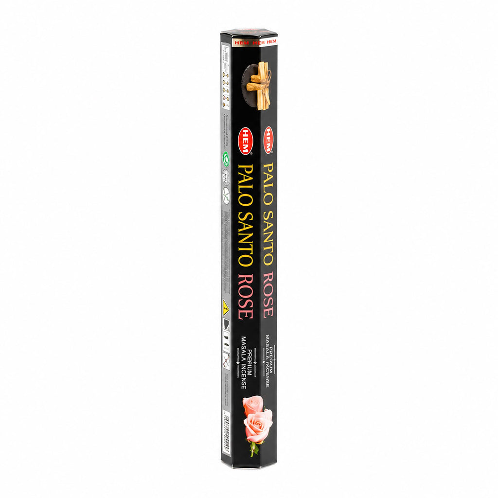 Palo Santo Masala Rose Hexagonal Incense Sticks - HEM