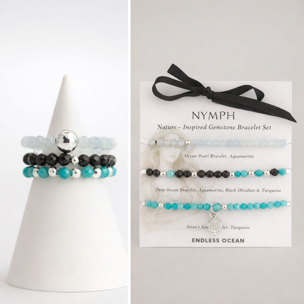 Endless Ocean Bracelet & Ring Set