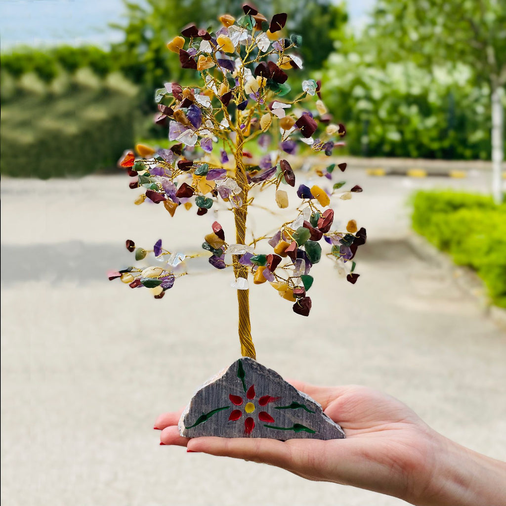 Multi-gem Gemstone Tree - ( 320 stone )