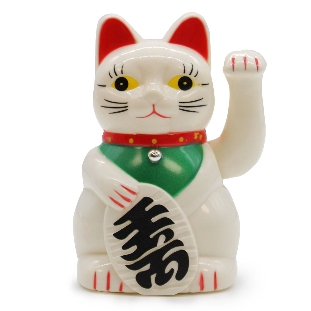 White  Money Cat 15cm