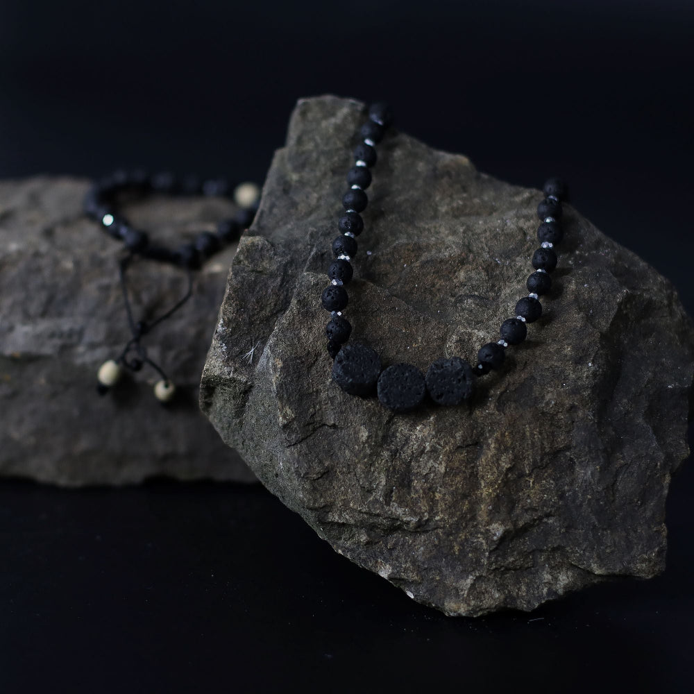 Connection to Nature Essence of the Volcano Necklace