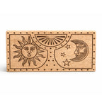 Sun & Moon Carved Crystal and Stone Box