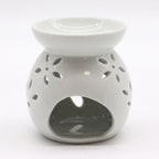 Tree Cut Out  Classic White Oil Burner