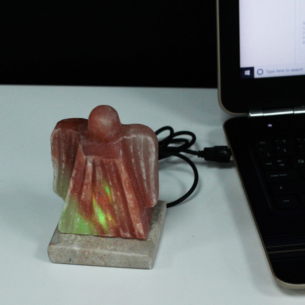 Angel Shaped USB Salt Lamp