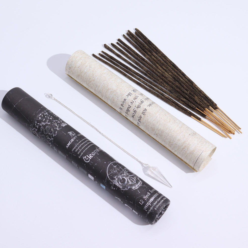Cleansing Incense with Rock Crystal Pendulum | Ancient Witch