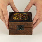 Compass of Life Small Enamelled Keepsake Box