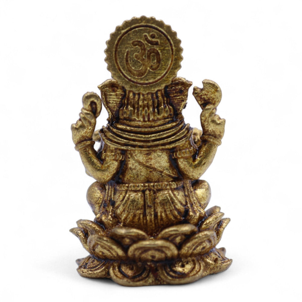 Brass Miniature God Ganesha 30mm