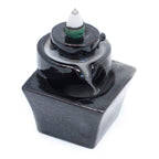 Round to Square Back Flow Incense Burner