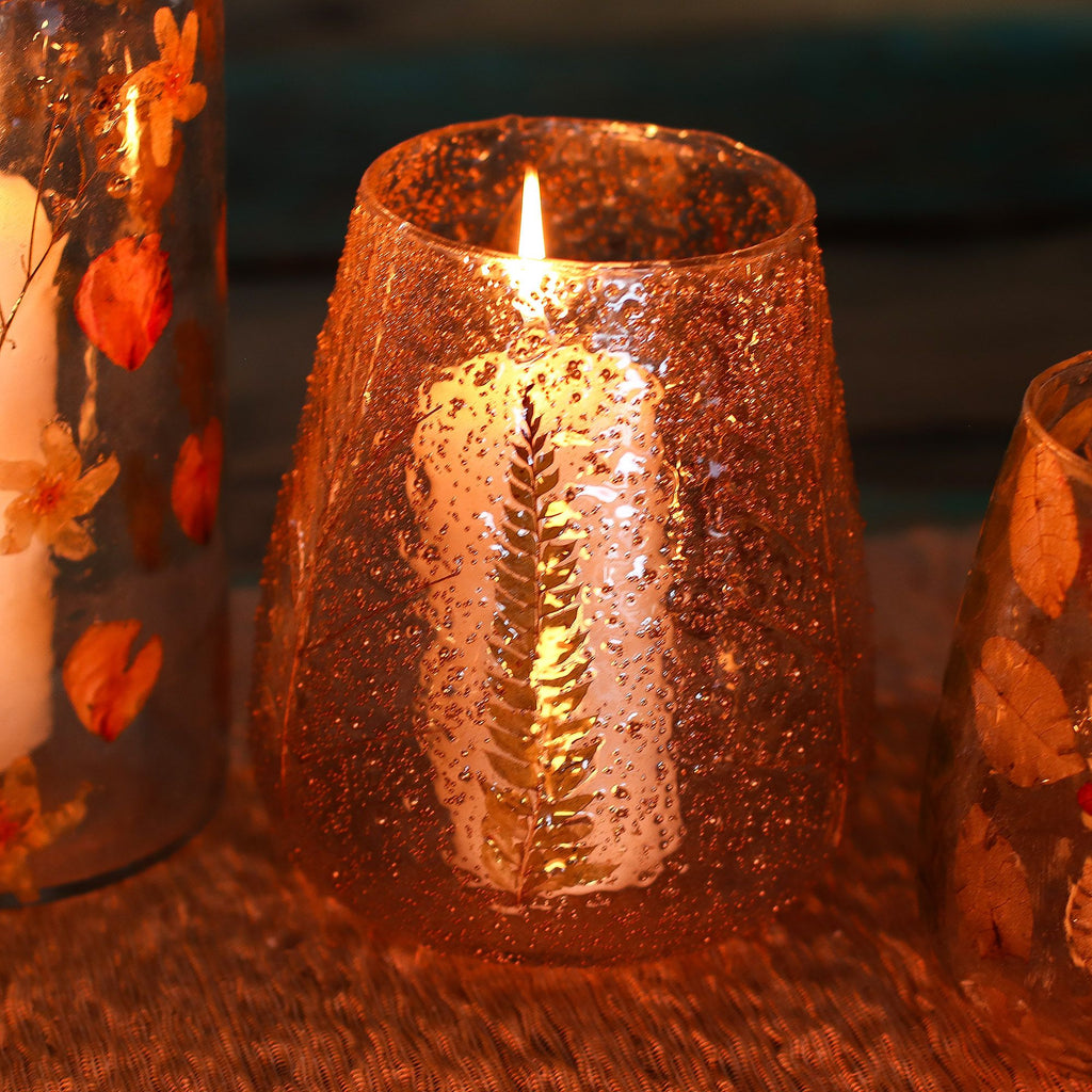 The Forest Cauldron — Pressed Fern Bowl Candle Holder