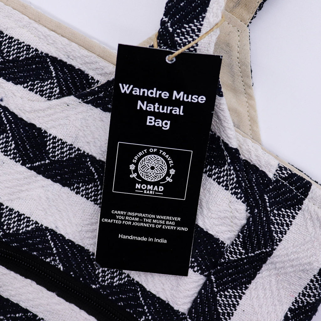Wander Muse Atlas Nomad Jacquard Natural Bag