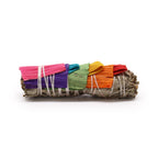 White Sage and 7 Corn Leaves Smudge Stick