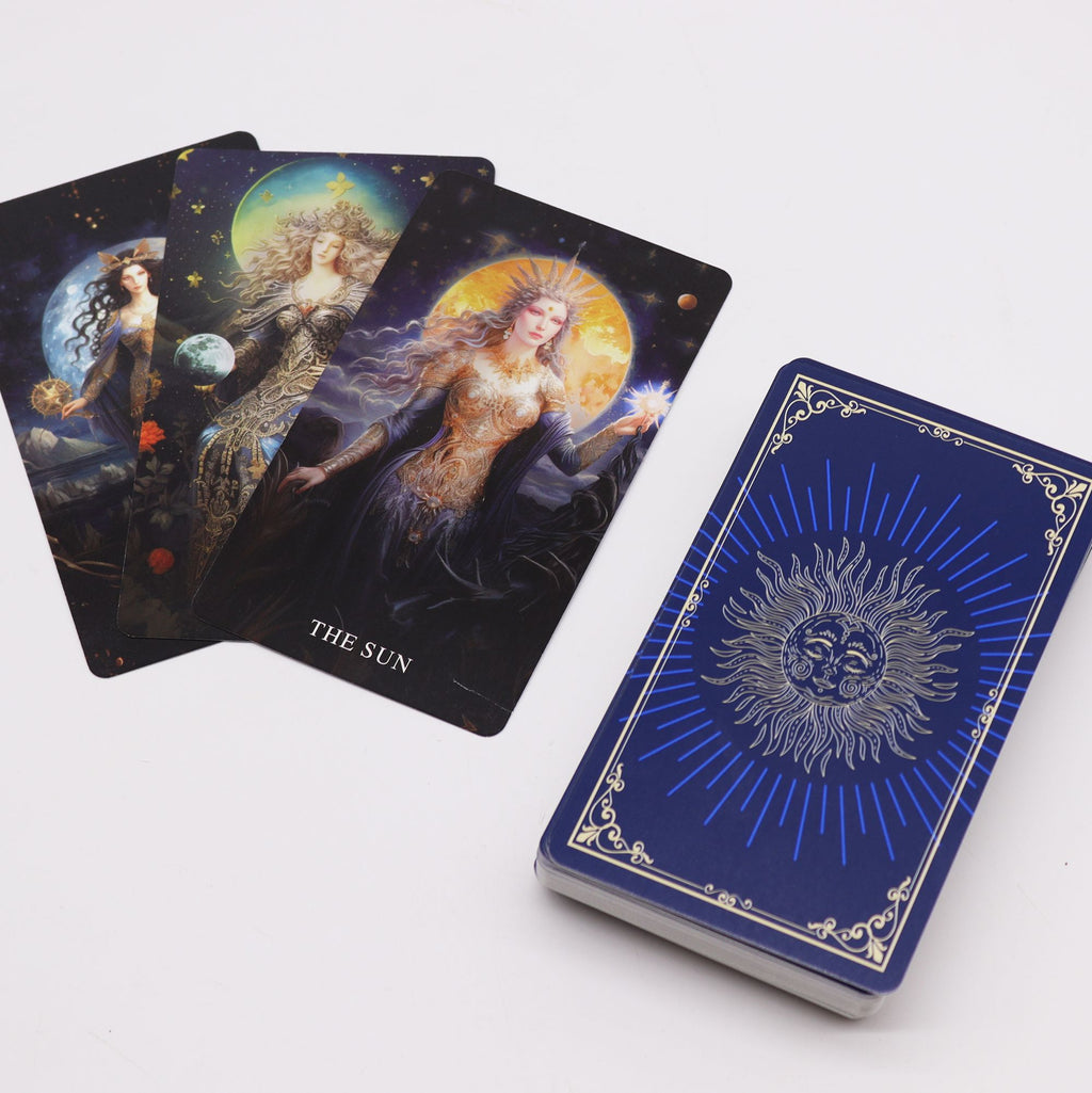 Goddess Arcana Tarot Set with Deluxe Card Organizer