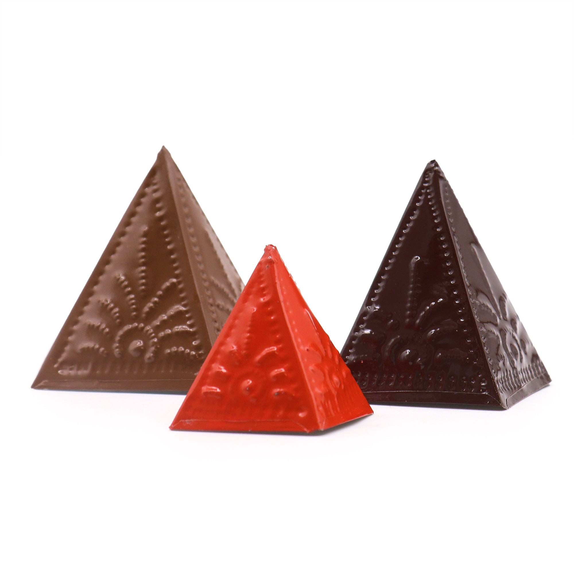 Light Brown, Dark Brown, Orange  Incense Powder Mould Set