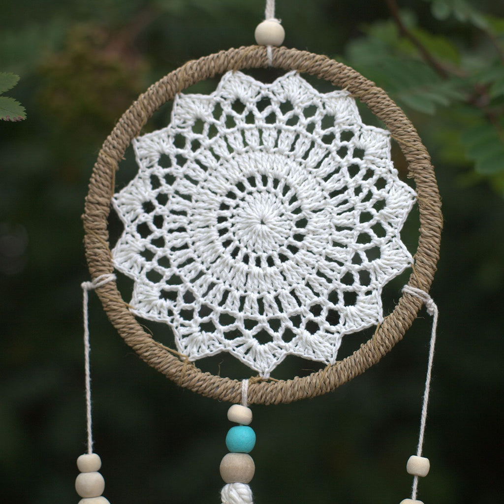 Natural Elemental Spirits Dreamcatcher | Medium 40cm | Handmade in Bali