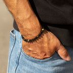 Gold Obsidian Petite Power Bracelet