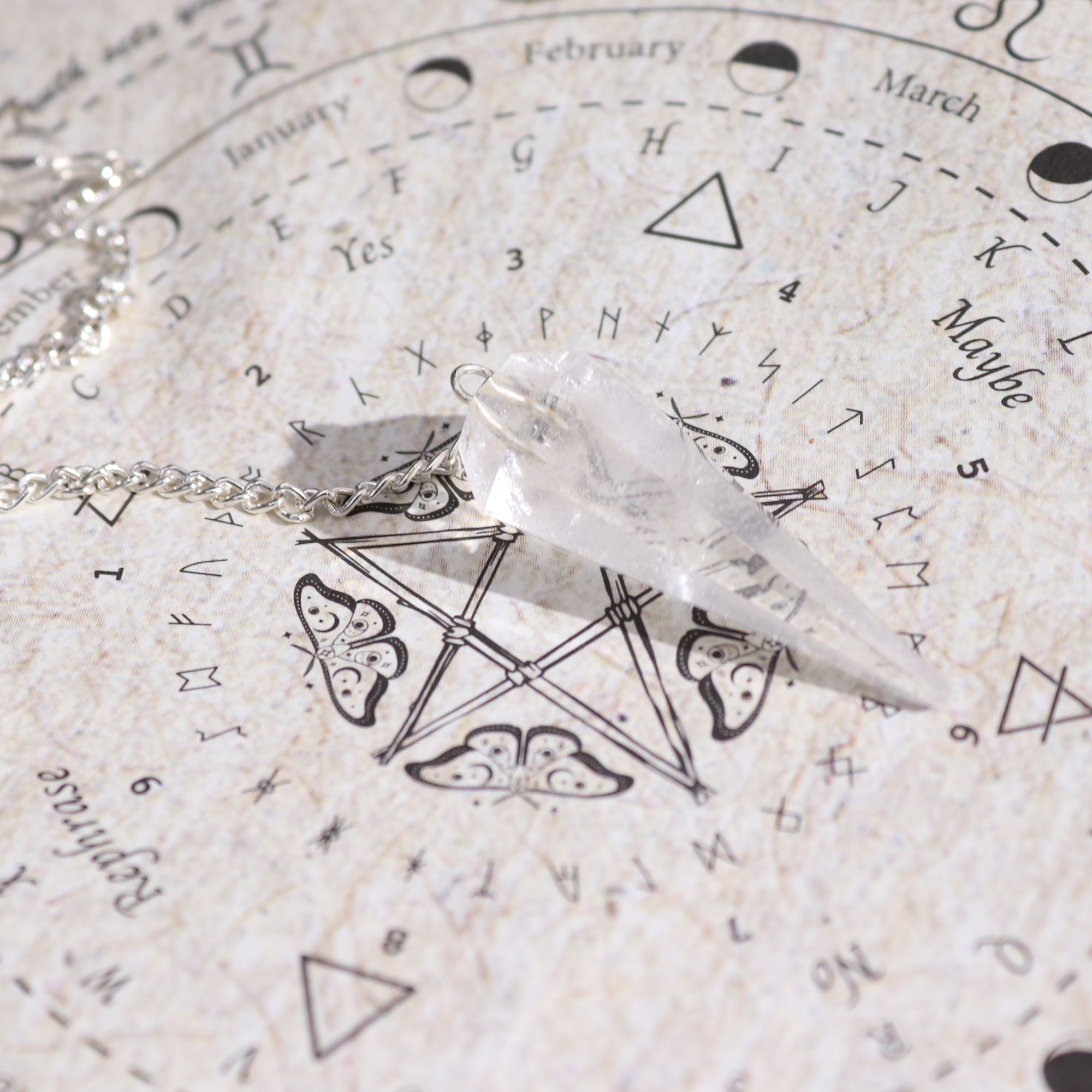 Cleansing Incense with Rock Crystal Pendulum | Ancient Witch