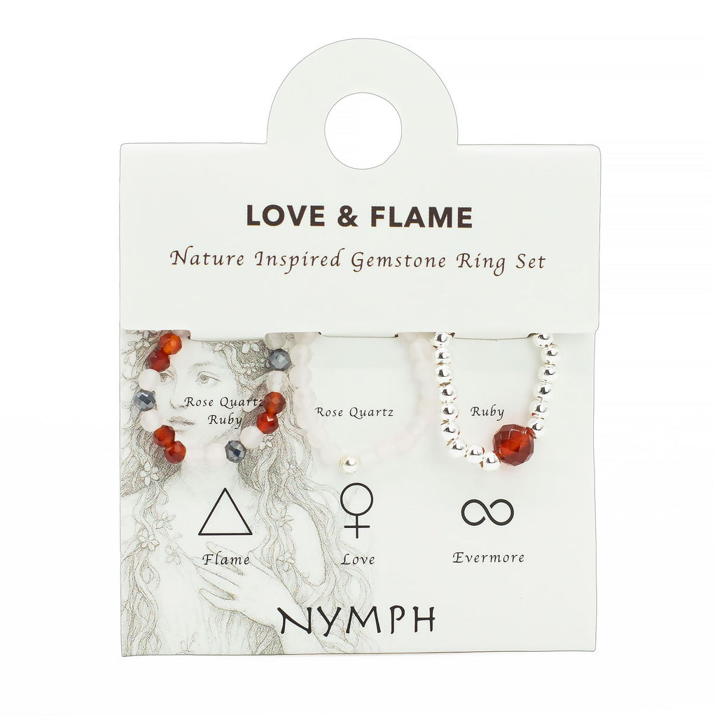 Love & Flame Jewellery Set