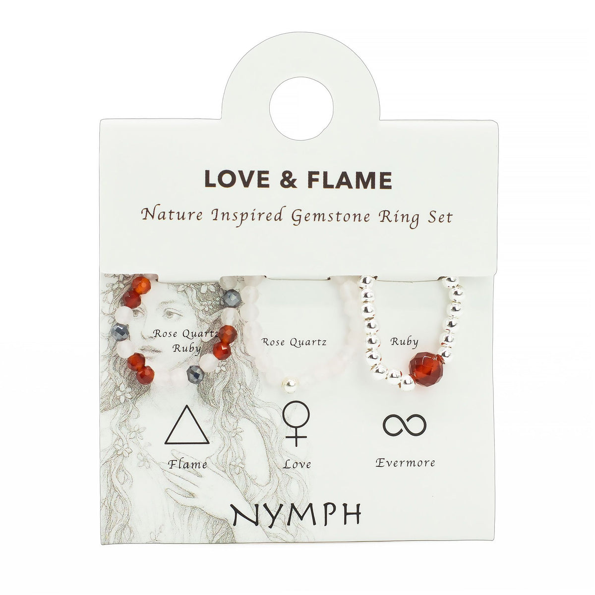 Love & Flame Jewellery Set