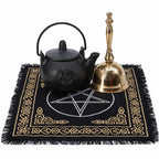 Penta Altar Bundle | Altar Cloth, Bell & Ritual Pot