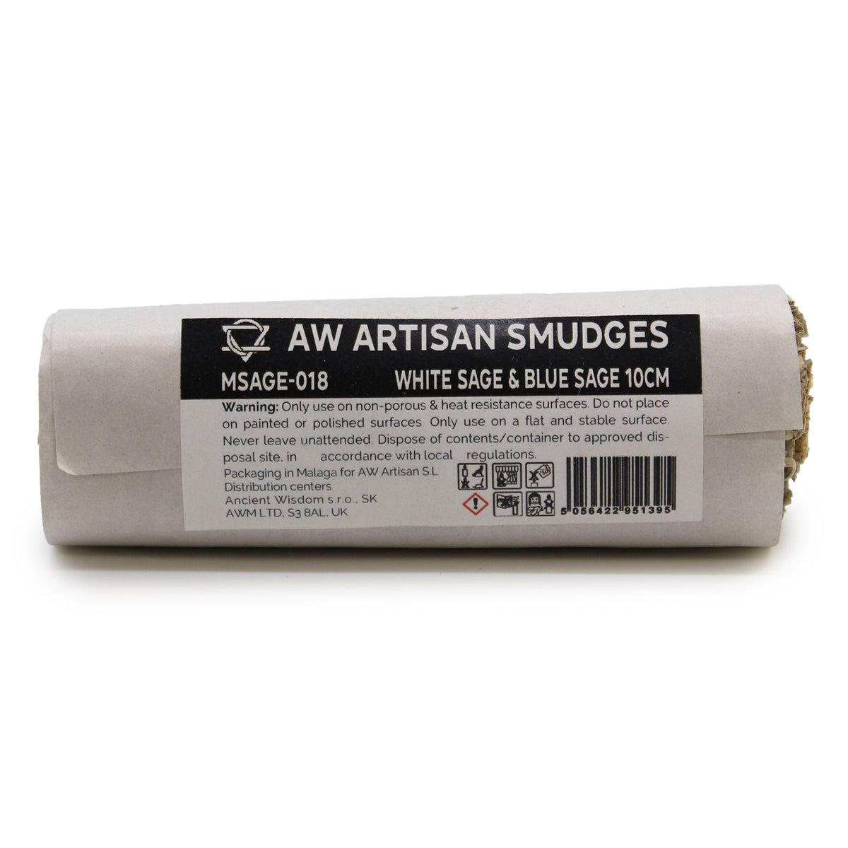 White Sage & Blue Sage Smudge Stick | 10cm