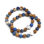 Friendship Bracelet Set | Support | Sodalite & Picture Stone | Set of 2