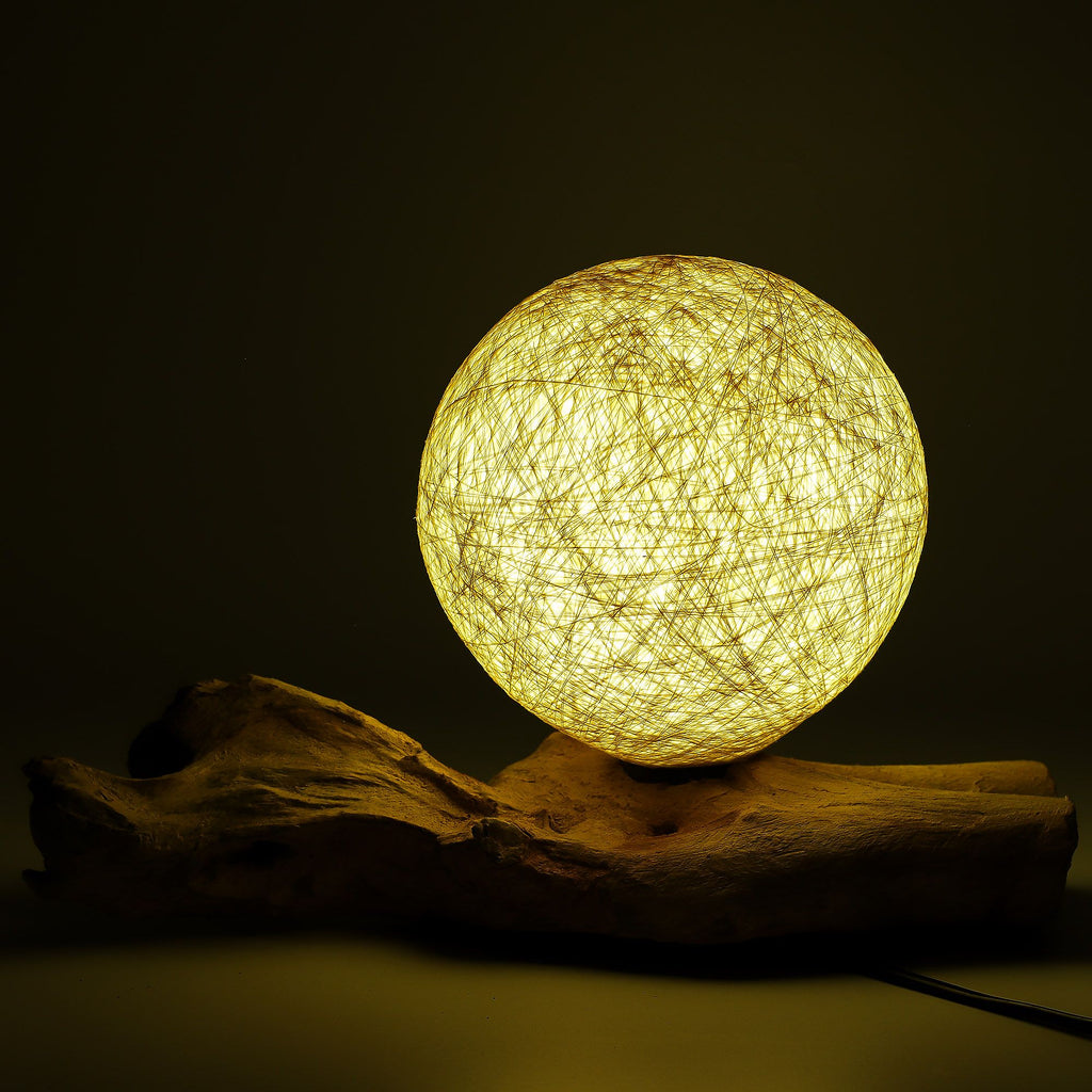 The Cotton Wrap DriftGlow Lamp | Cream