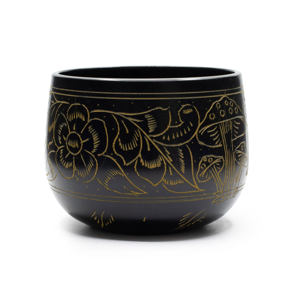 The Mushroom Cauldron Singing Bowl — Gold