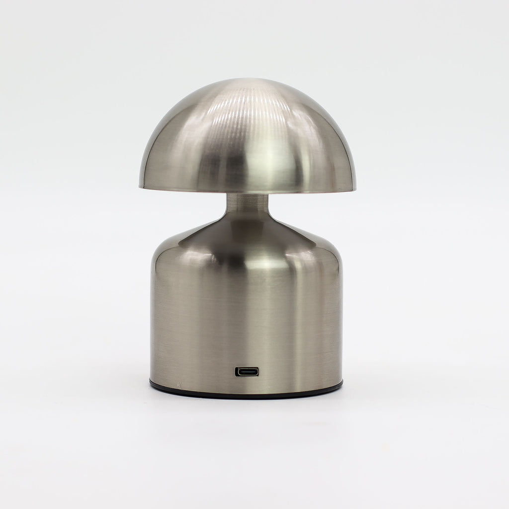 The Mushroom Touch Lamp | Silver