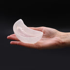 Selenite Moon Bowl 10cm | Crescent Crystal Bowl