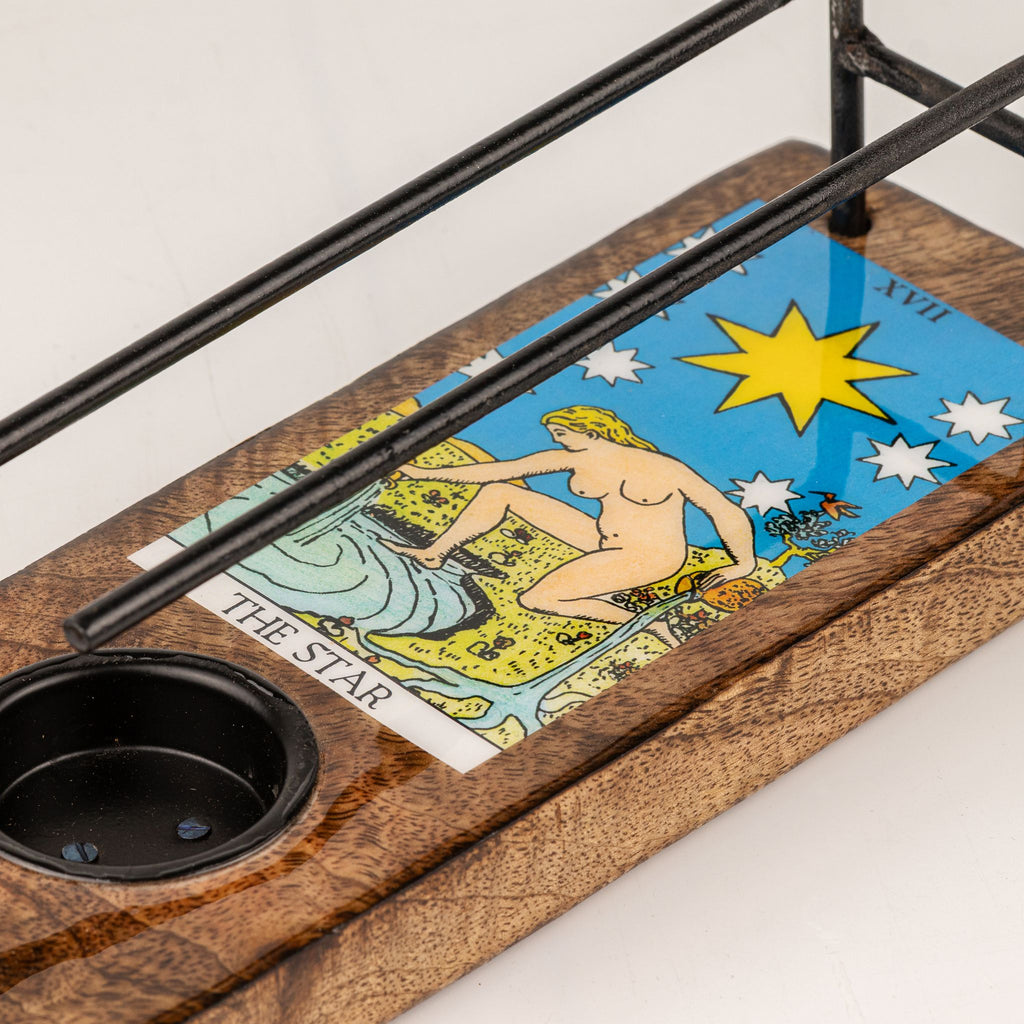 The Star Large Enamelled Sage Stick Burner
