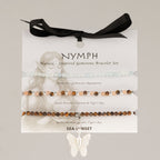 Nymph Spirit Gemstone Bracelet Set - Sea Sunset