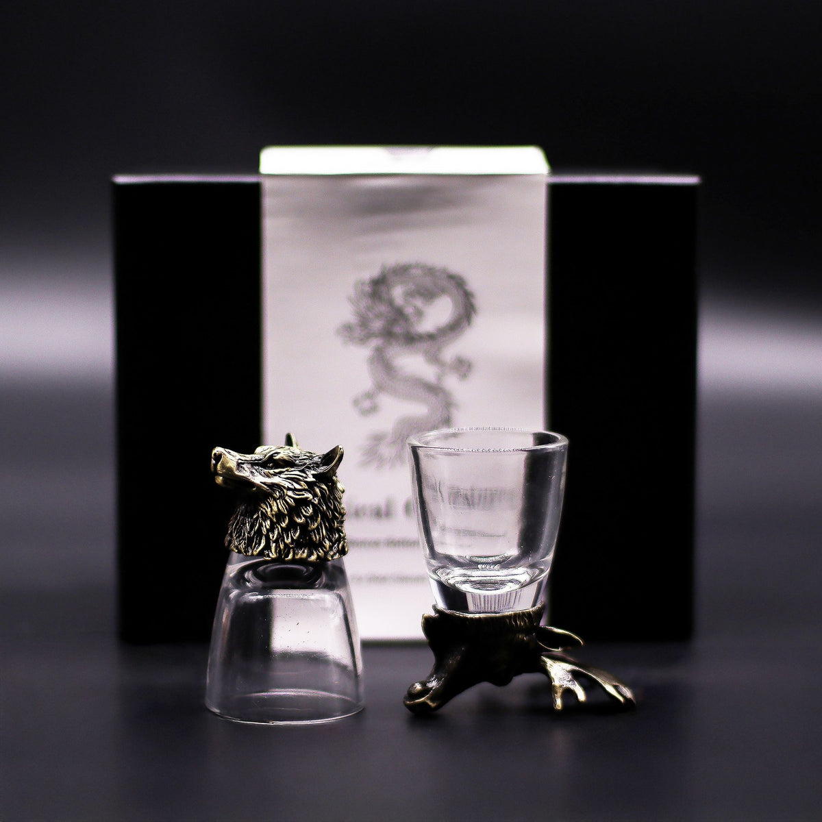 Wild Forest Creatures Shot Glass Gift Set - 6 x 50ml
