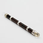 Bloodroot Sovereign Wand — Extra Long Fancy Jasper with Crystal Ball Top
