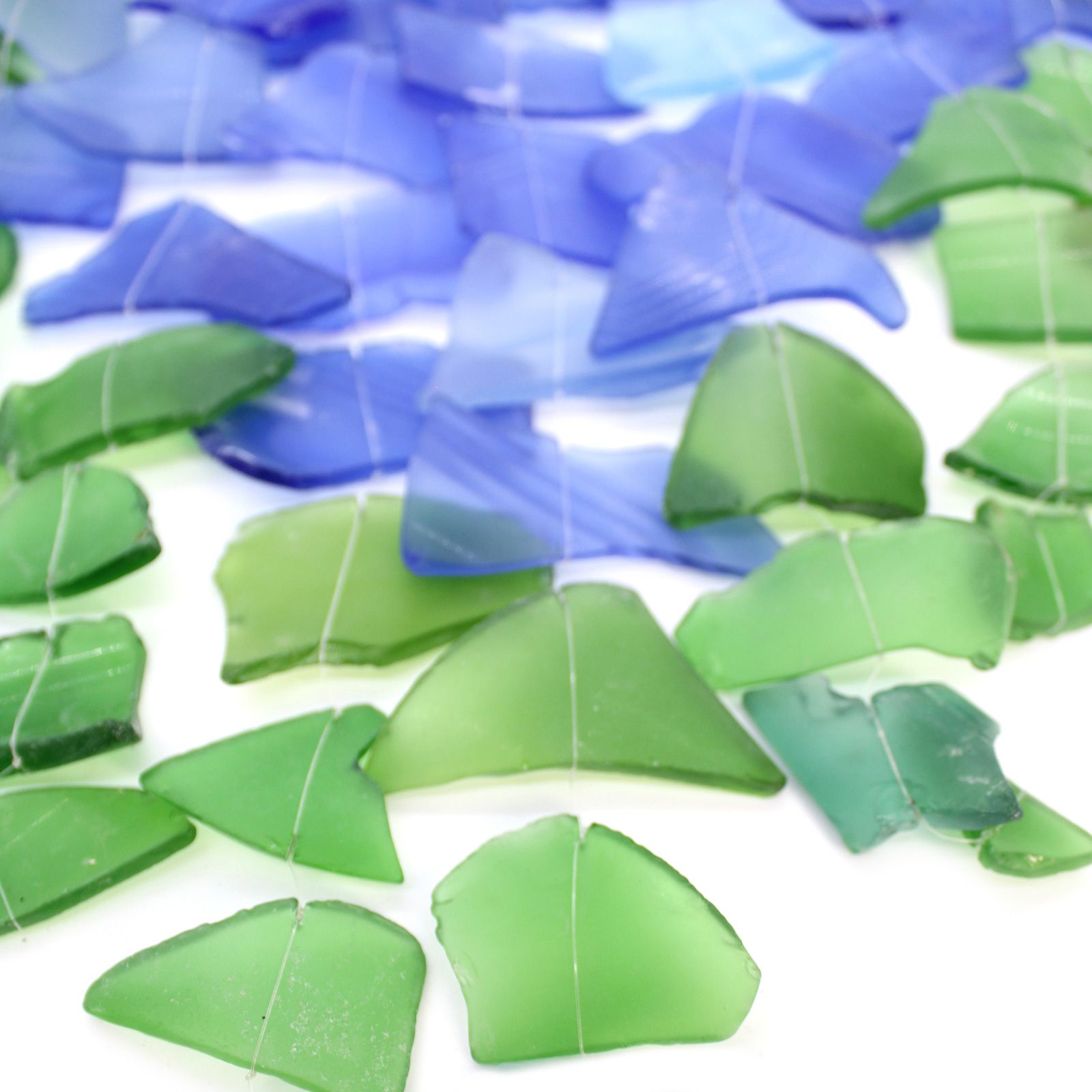 Blue & Green Three Stick Wind Chime